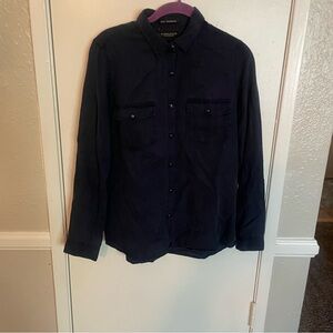 Scotch and Soda Maison scotch blue Jolie vagabond button down shirt size 1